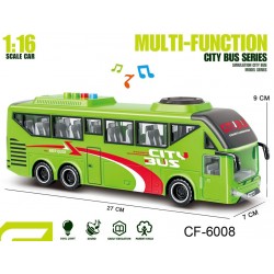 CITY BUS MULTIFUNCIÓN VERDE LUZ Y SONIDO - Roymart