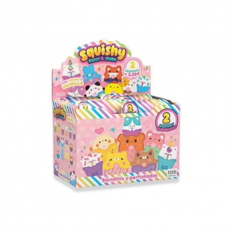 SQUISHY DONUT & SHAKE Expositor 8 SOBRES - Sbabam
