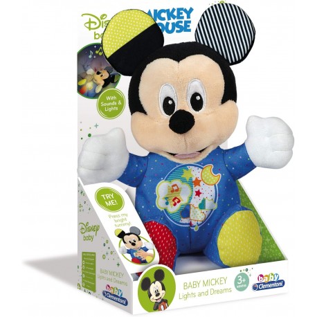 Baby Mickey Peluche Luces y Sonidos - Clementoni