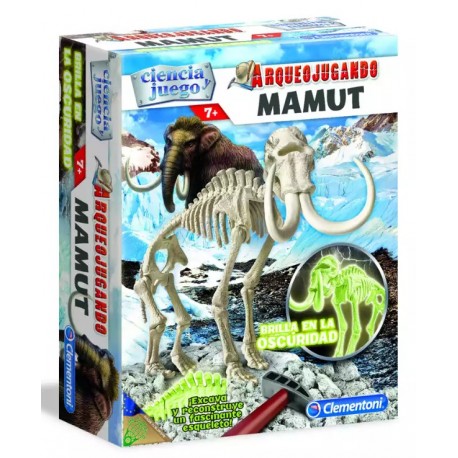 Arqueojugando Mamut Fluorescente - Clementoni