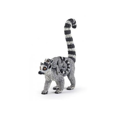 Lemur y su Cria - Papo