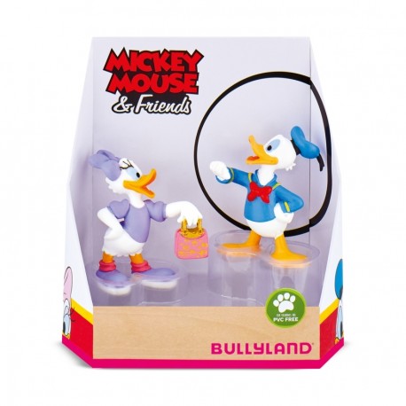 Pack 2 Figuras Donald y Daisy en Caja Regalo
