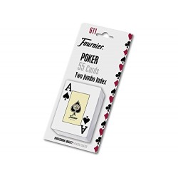 Baraja Poker Inglés con 55 Cartas en Blister Mod 611