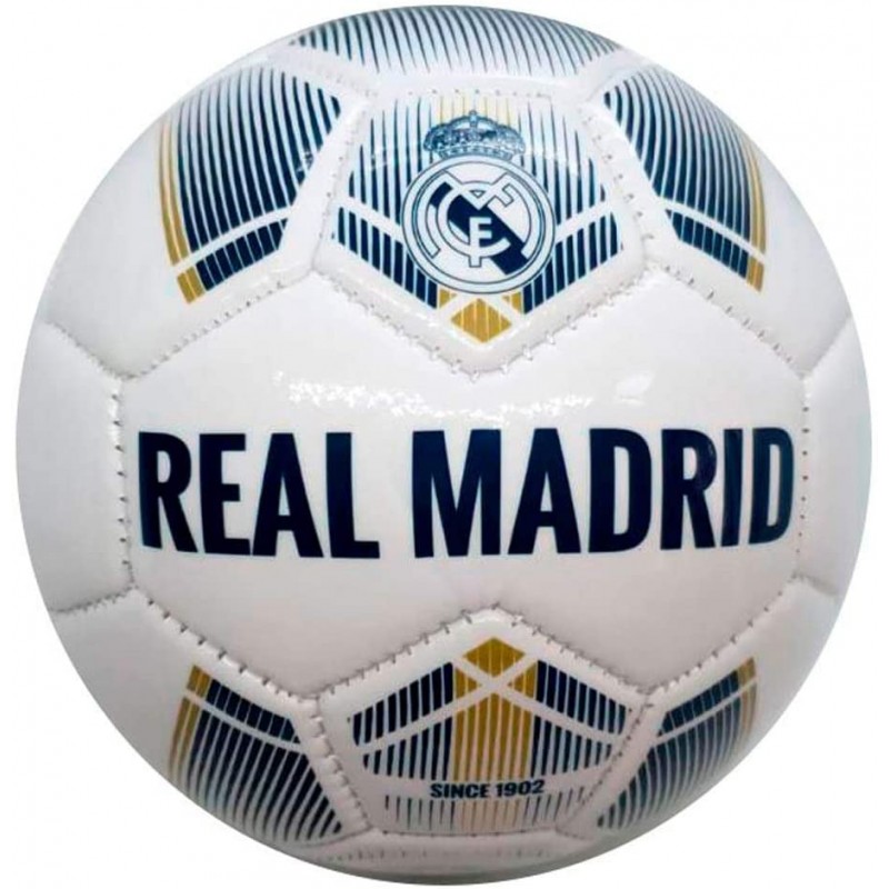 Balón Real Madrid Negro Pentagonal - Balones y Pelotas - Juguetes Junior