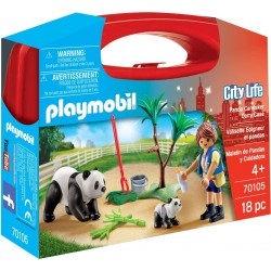 Maletin de Pandas y Cuidadora - Playmobil