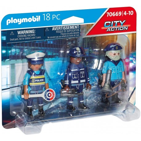 Set Figuras Policías - Playmobil