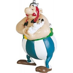 Figura Obelix con Idefix - Asterix - PLASTOY