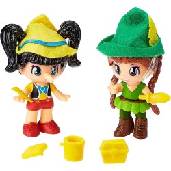 PinyPon Pinocho y Peter Pan Cuentos 2 Figuras - Famosa