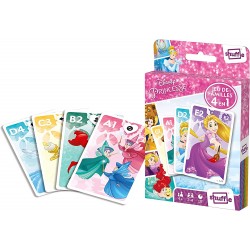 Baraja Princesas Disney Shuffle 4 juegos en 1 - Cartas y Naipes