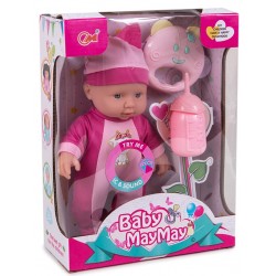 Muñeco Baby Pijama Biberón Sonidos - Muñecas