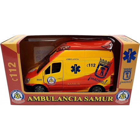 Ambulancia Samur en Caja - Juguetes