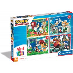 Puzzle Sonic Juegos 4 en 1 .- Super Color
